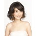 Wigs2you 全假髮 高溫絲短卷髮假髮 女士蓬松短髮 斜劉海甜美可愛複古頭套W-751